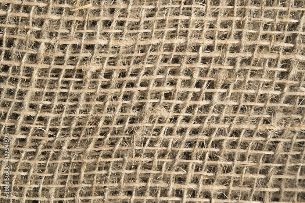 Burlap Background or Linen Canvas Texture