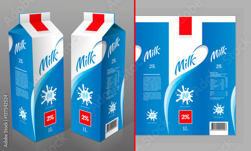 Milk package design