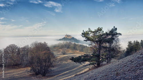Burg Hohenzollern Winterpanorama