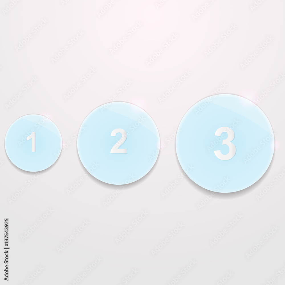 Infographic glass elements Infographic glass elements