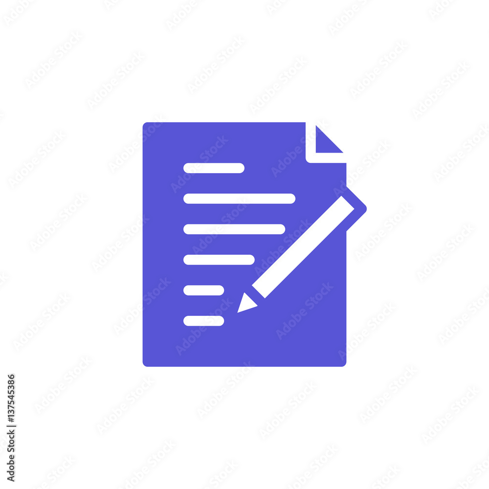 Form, Edit document icon vector, filled flat sign, solid colorful pictogram isolated on white. Symbol, logo illustration Form, Edit document icon vector, filled flat sign, solid colorful pictogram isolated on white. Symbol, logo illustration