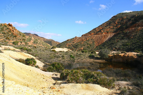 la vallée de Rodalquilar en Andalousie