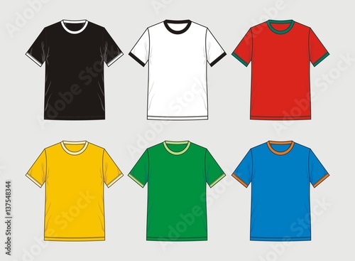 Template T-shirts Design, vector.