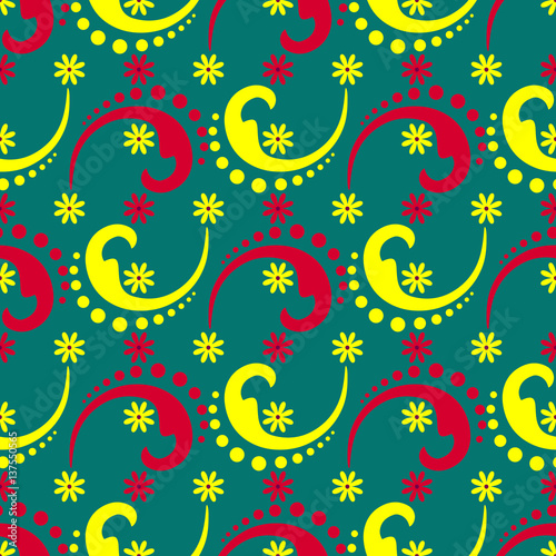 Background abstract flowers