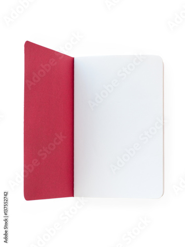 Plain empty notebook with r...