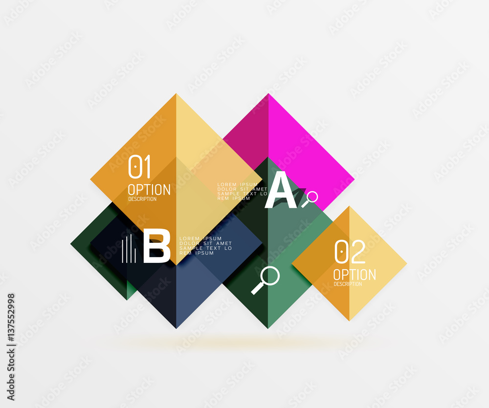 Vector square banner Vector square banner