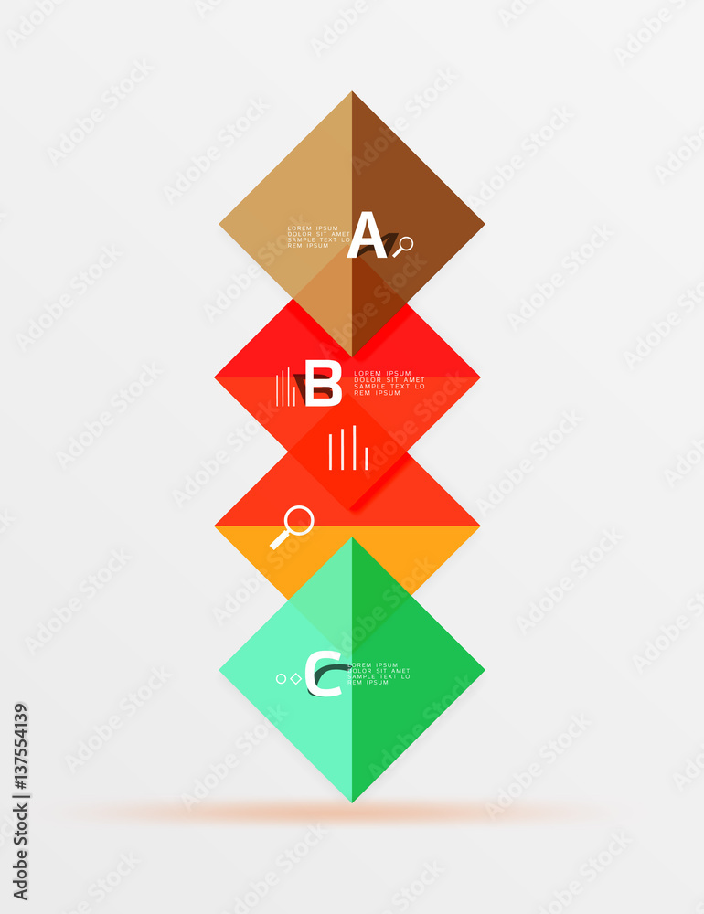 Geometric square and triangle template Geometric square and triangle template