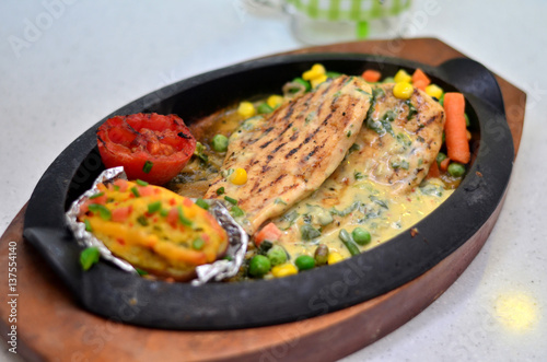 Chicken Steak with Vegetables