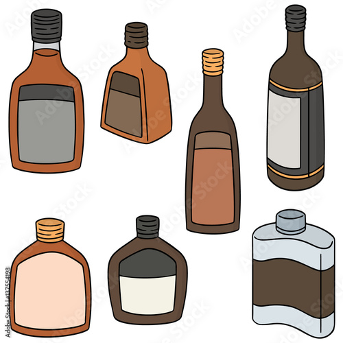 vector set of liqueur