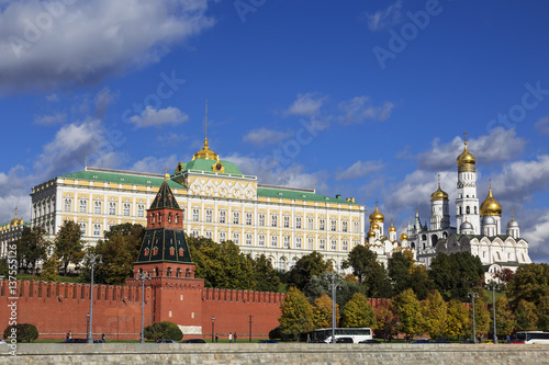 Panorama of Moscow Kremlin, Moscow, Russia