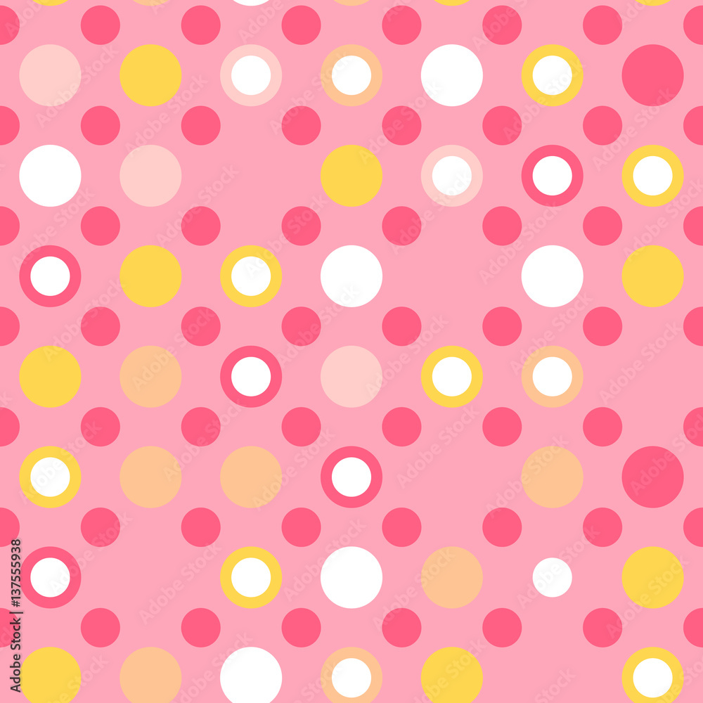 Tiling spring background. Holiday wrapping paper, event vector design