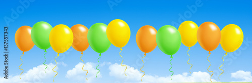 Bunte Luftballon