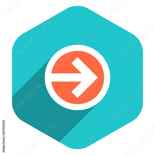 Flat Arrow Sign Circle Icon Hexagon Button Free Download Flat Arrow Sign Circle Icon Hexagon Button - GFXLoad