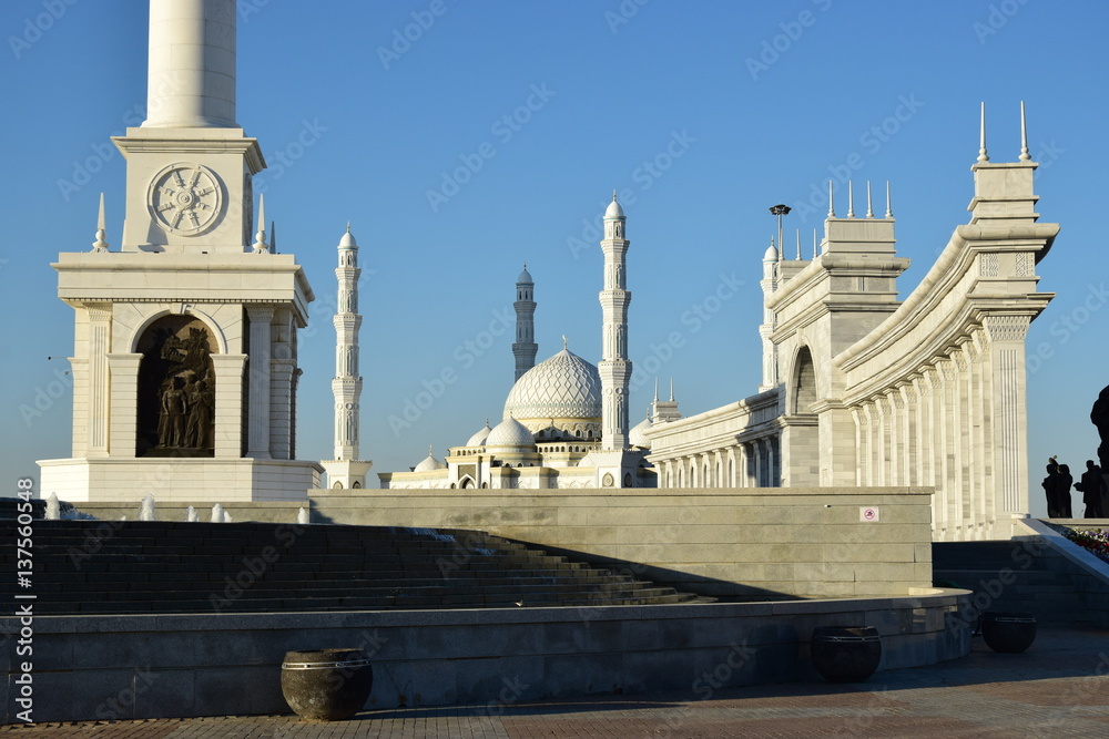 Obraz premium View in Astana, capital of Kazakhstan