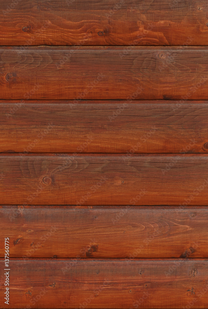 Naklejka premium dark brown wooden wall made of boards