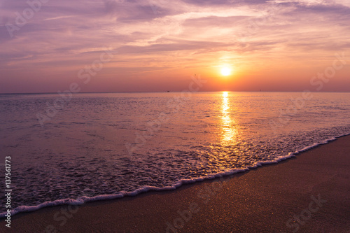 Sunset on The Sea