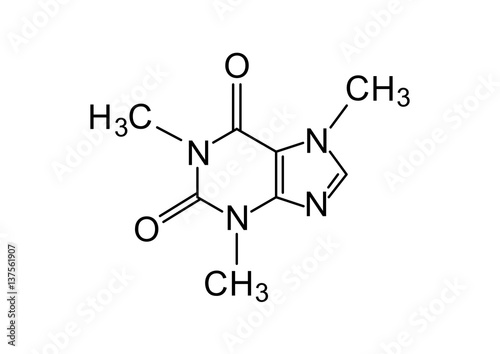 Canvastavla caffeine chemical formula
