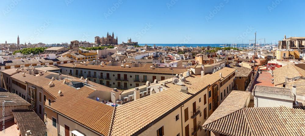 Panorama View of Palma de Mallorca