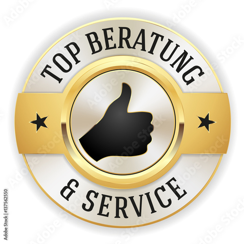 Goldener Top Beratung & Service Siegel