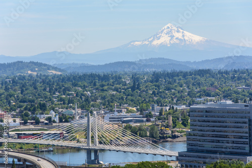 Portland and Mount Hood, Oregon