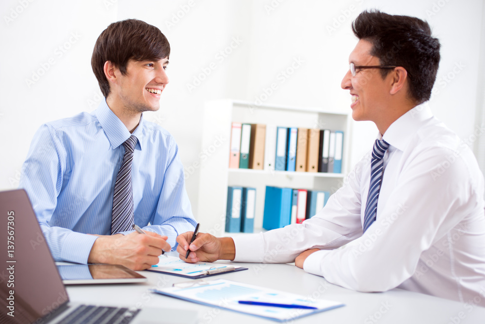 Young businessmen Young businessmen