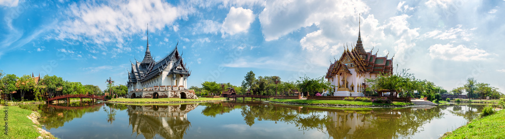 Obraz premium Pałac Sanphet Prasat, starożytne miasto, Bangkok, Tajlandia