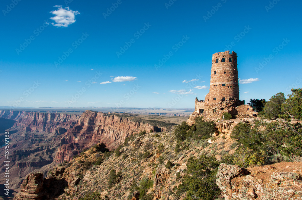 Desert View Watchtower Grand Canyon, Arizona USA