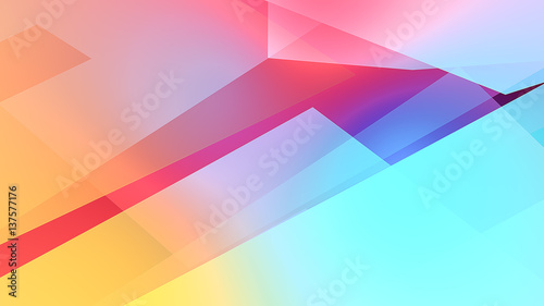abstract background from colourful huge shapes