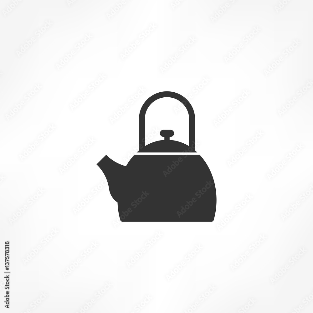 Obraz premium Tea pot icon