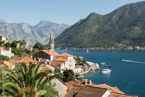 View Over Perast and Bay of Kotor, Montenegro