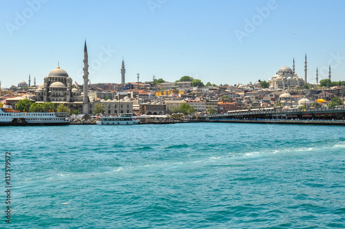 Golden Horn Bay, View of the old city of Istanbul, Turkey © Maks_Ershov