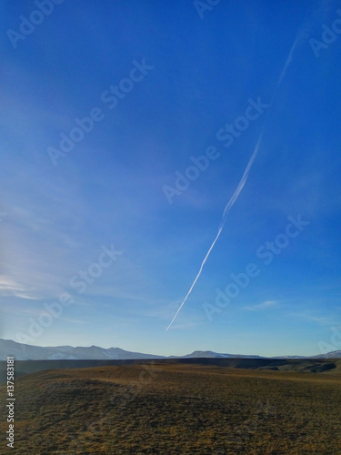 Trace from the plane in the...