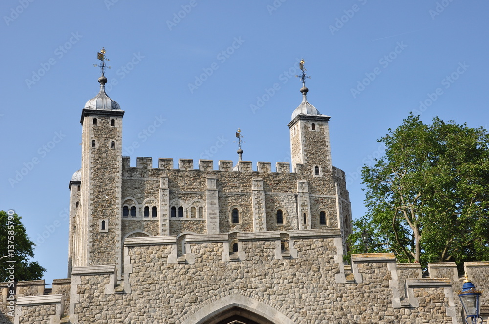 Torre fortaleza en Londres
