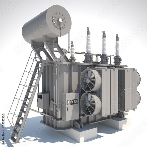Obraz w ramie High Voltage Transformer
