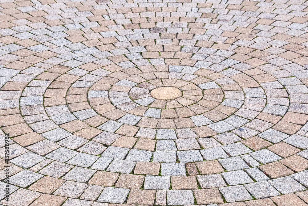 Duotone yellow and Gray Brick Stone on The Ground for Street Road Duotone yellow and Gray Brick Stone on The Ground for Street Road