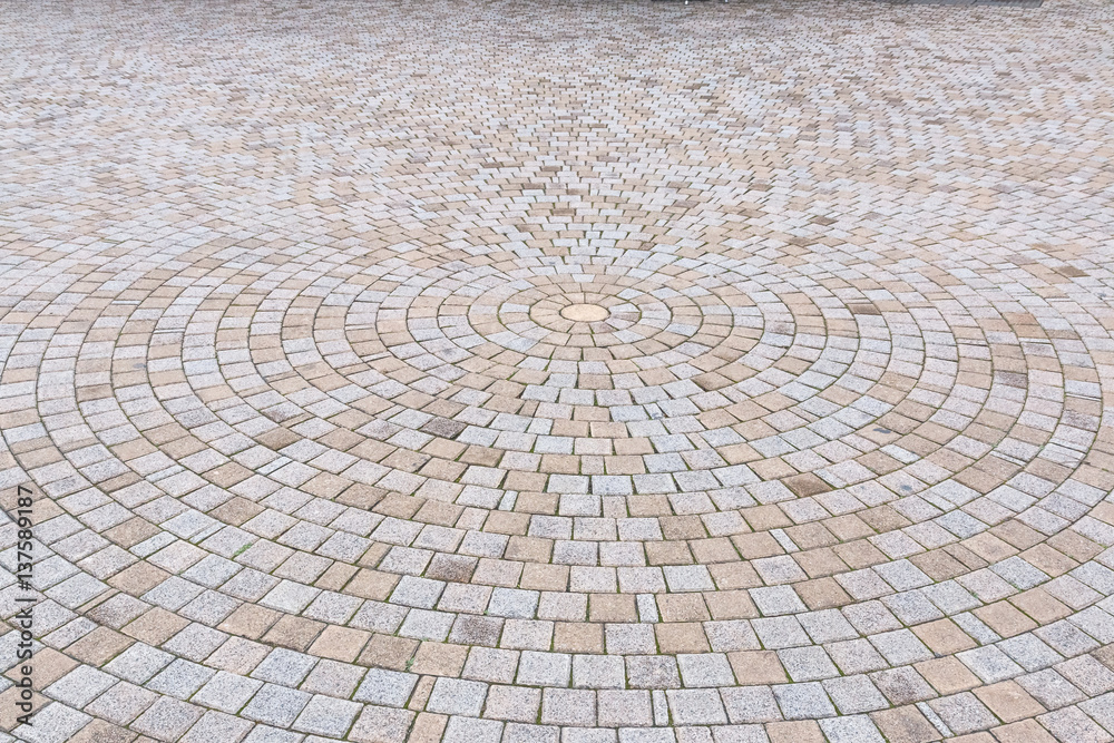 Duotone yellow and Gray Brick Stone on The Ground for Street Road Duotone yellow and Gray Brick Stone on The Ground for Street Road