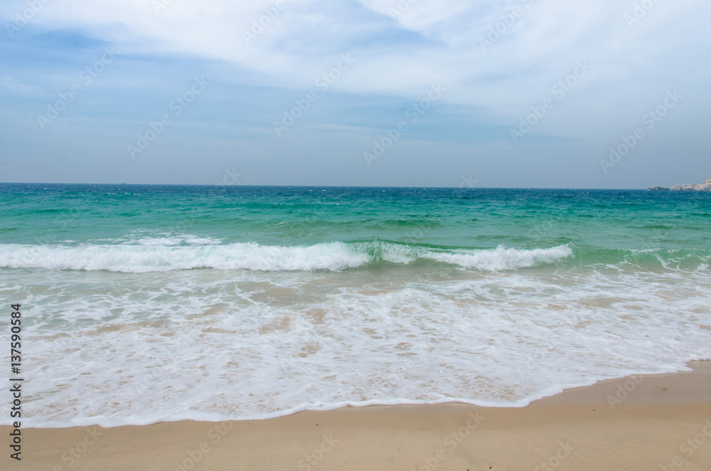 turquoise sea beach