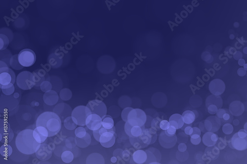 Miracle bokeh with deep blue gradient background