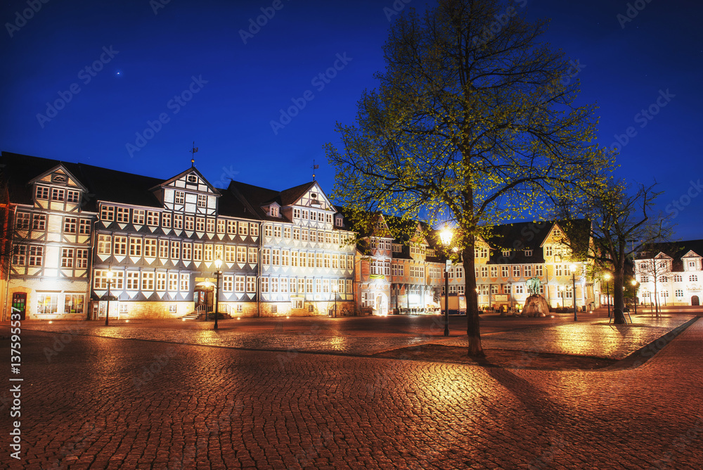 Naklejka premium The picturesque view of the ancient city