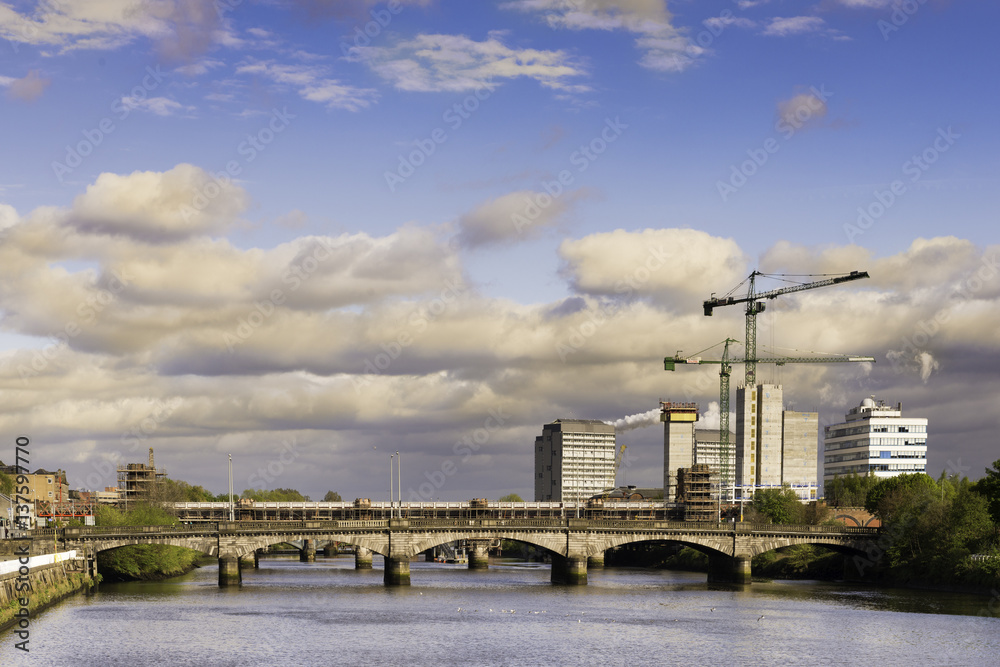 Bridge over river Clyde in Glasgow Bridge over river Clyde in Glasgow
