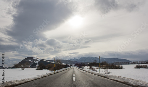 strada in montagna