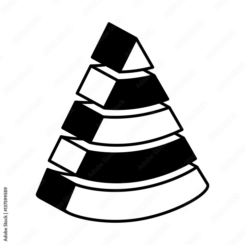 pyramid emblem infographic icon vector illustration design pyramid emblem infographic icon vector illustration design