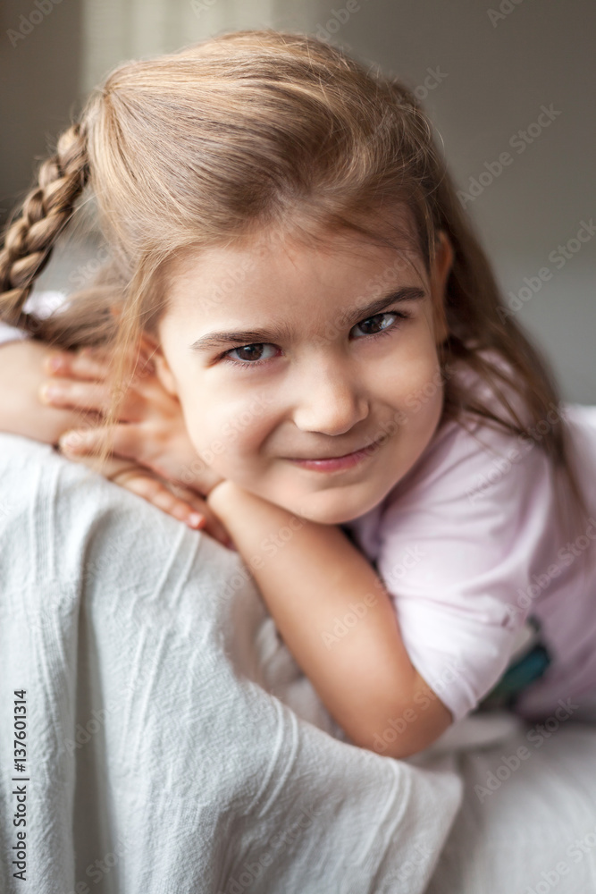 Cute girl smiling Cute girl smiling