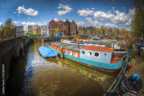 Wallpaper Mural Traditional old buildings in Amsterdam Torontodigital.ca