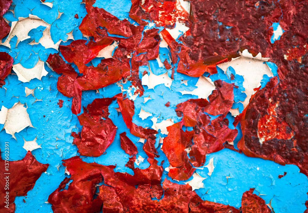 Cracked oil-painted surface with rich texture Cracked oil-painted surface with rich texture