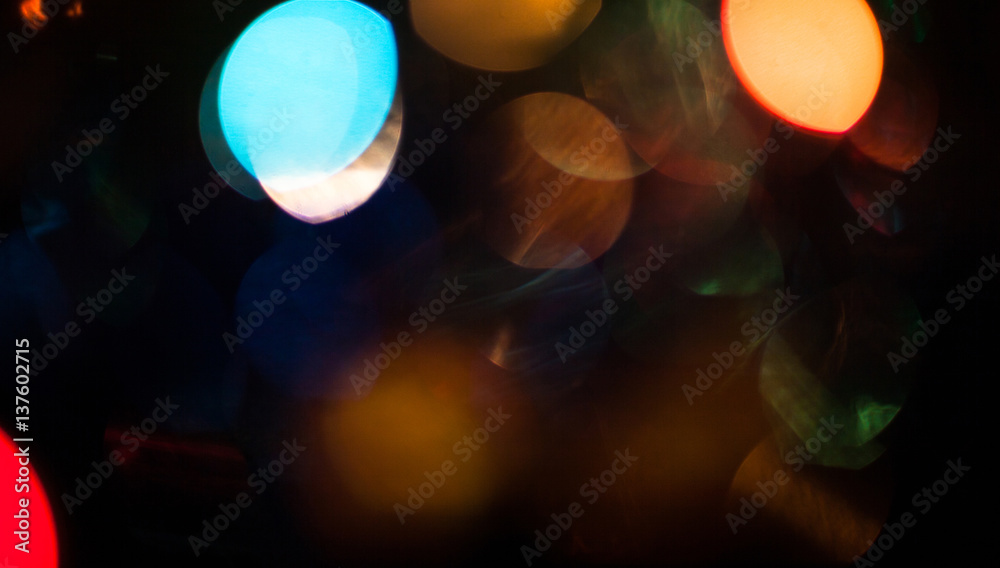 Fototapeta premium Blurred lights