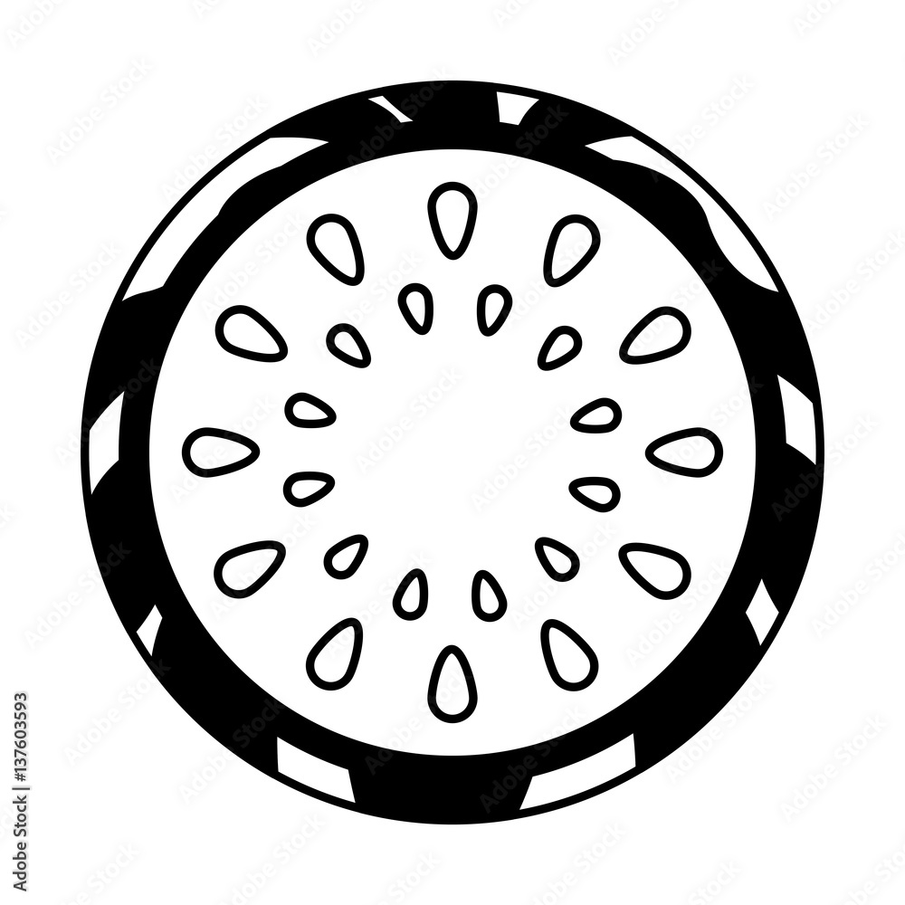 fresh fruit slice isolated icon vector illustration design fresh fruit slice isolated icon vector illustration design