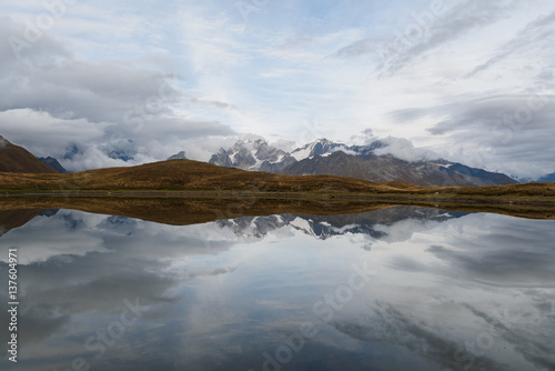 Mountain Lake Koruldi in Georgia, Svaneti © Oleksandr Kotenko
