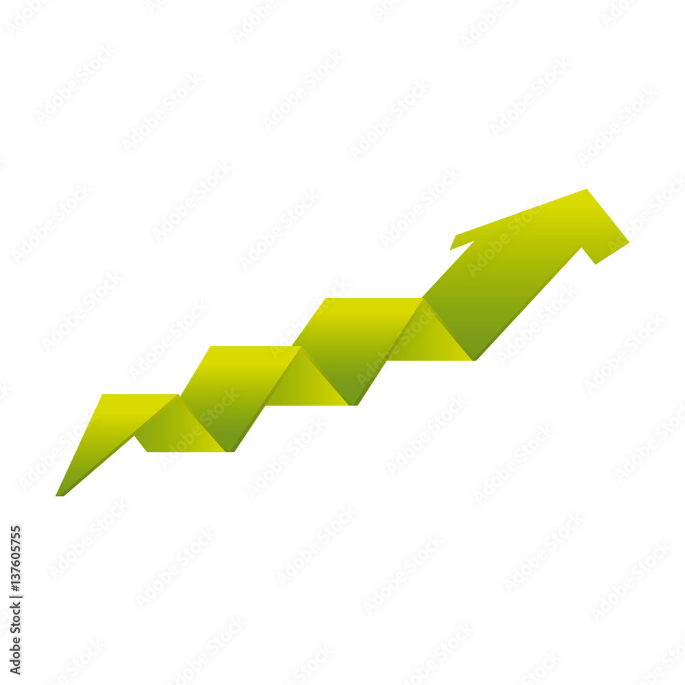 arrow growth isolated icon vector illustration design arrow growth isolated icon vector illustration design