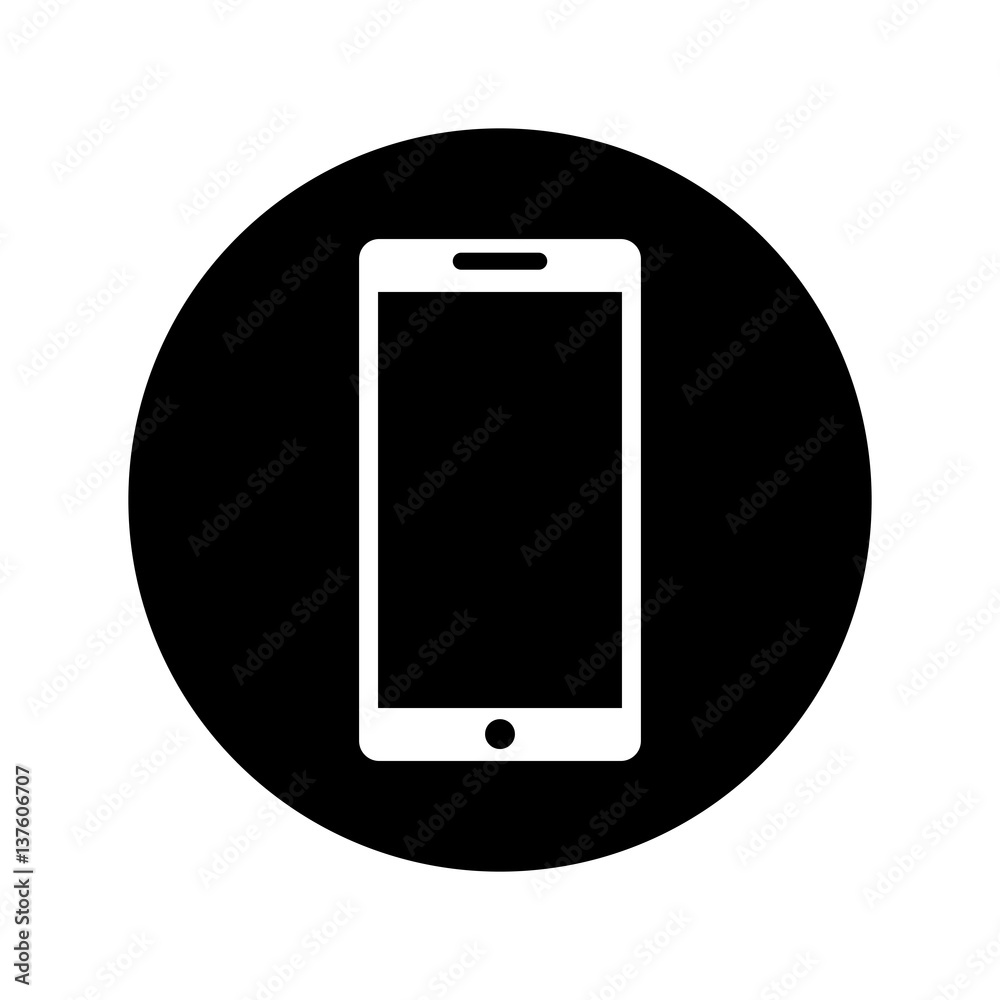 smartphone technology line icon vector illustration design smartphone technology line icon vector illustration design